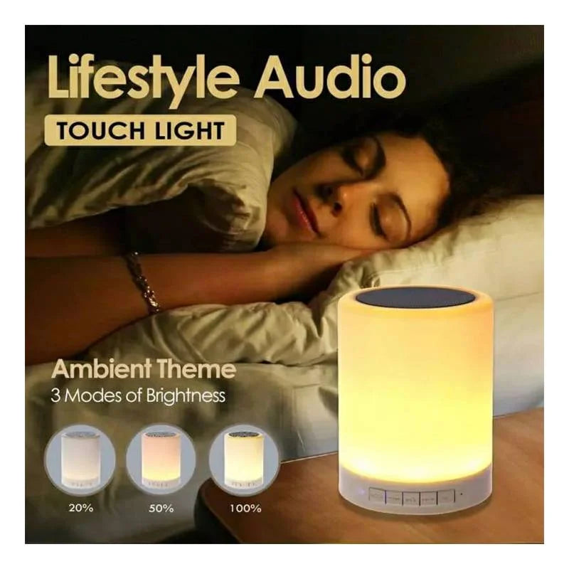 Lámpara Parlante Touch Inteligente con Bluetooth